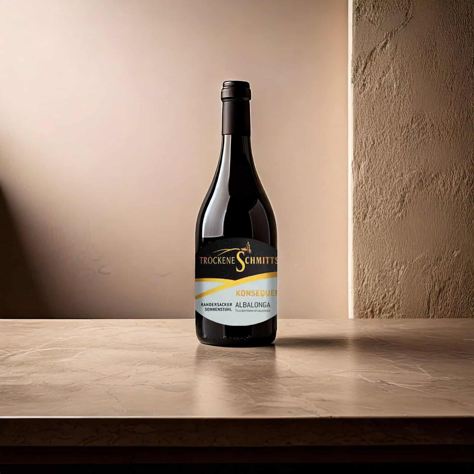 Kleine Flasche suesswein albalonga trockenbeerenauslese