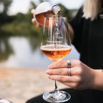 verschmittst rose 0003 glas einschenken
