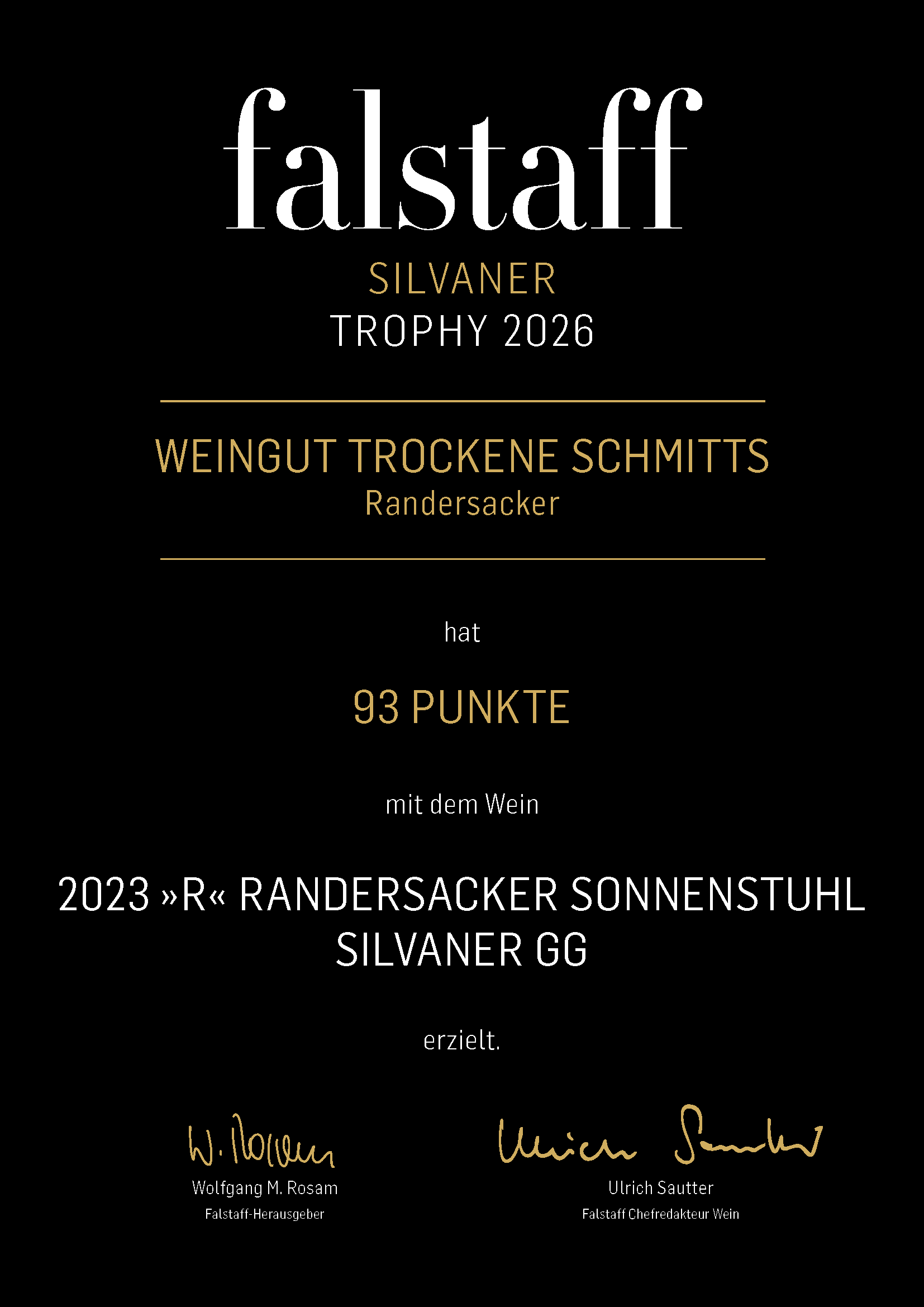 Falstaff 2023er Silvaner R GG 2 Falstaff 2023 Silvaner R GG